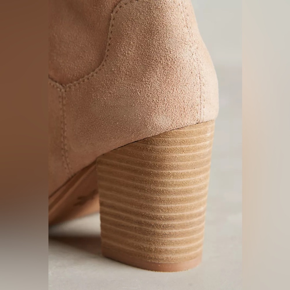 🤎 Splendid Taupe Splendid Murietta Western Ankle Boots — Block Heel